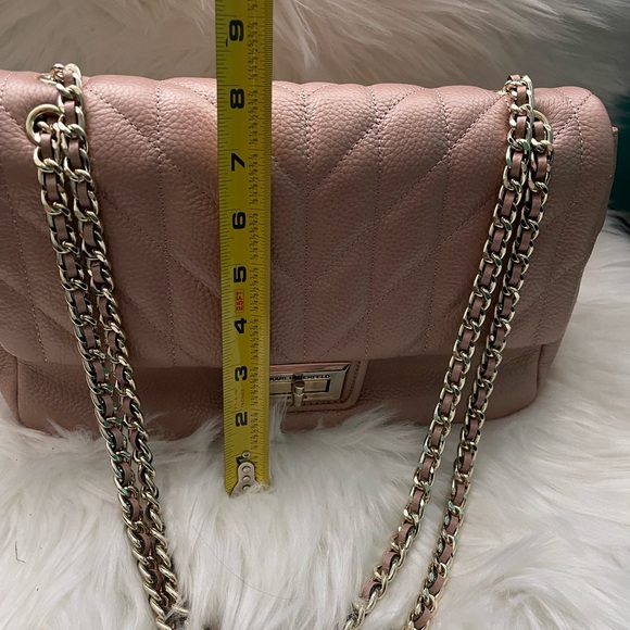 KARL LAGERFELD PARIS
Leather Flap Shoulder Bag - Picture 6 of 14